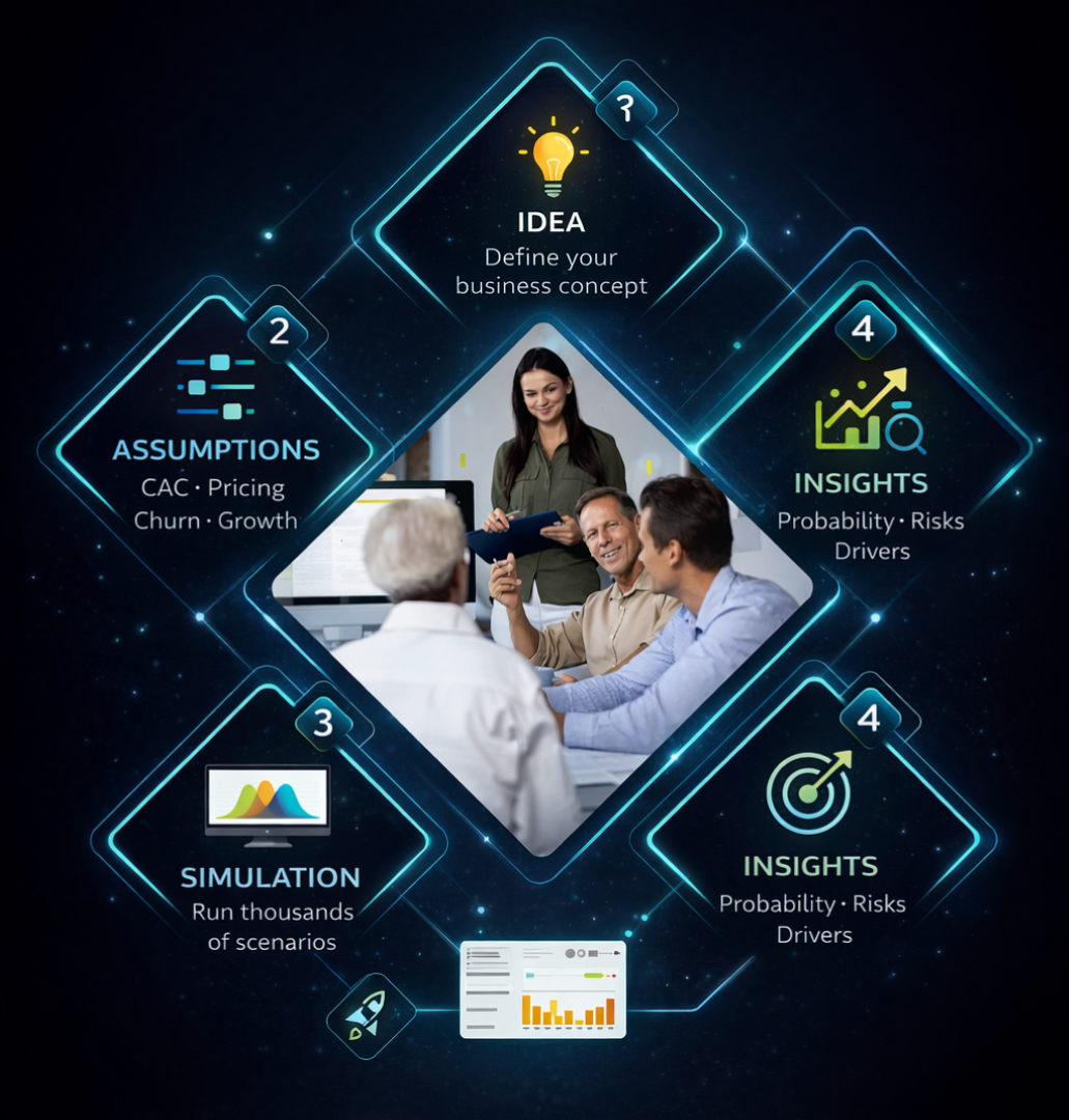 How to Simulate and Validate Your Business Idea — Before Spending a Dollar